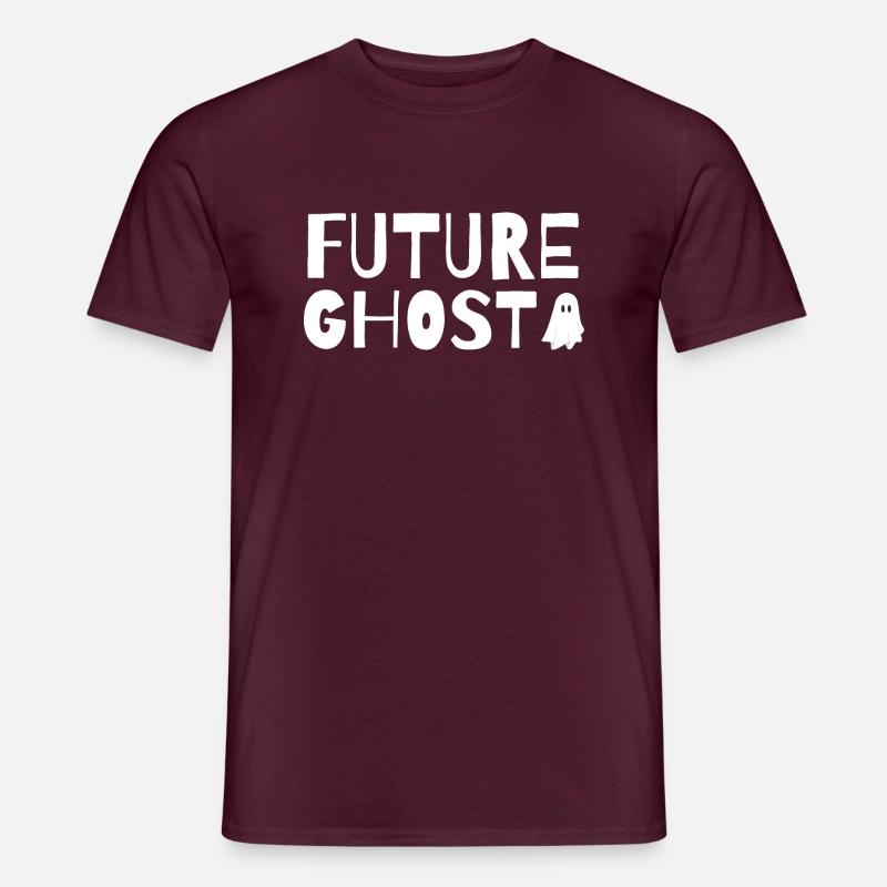 Future Ghost - Männer T-Shirt - Ziegelrot