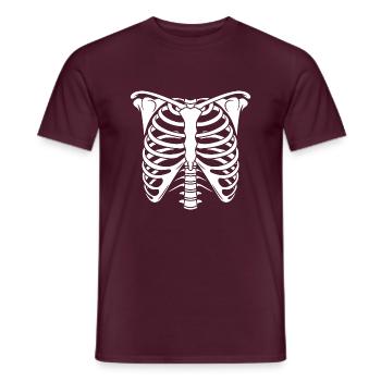 Costume d'Halloween - T-shirt homme - rouge brique - Devant - AI Model Male 178 light (178cm)