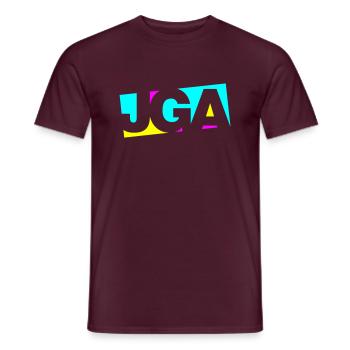 Bachelor Party Crew - CMY Version - Men's T-Shirt - brick red - Front - AI Model Male 178 light (178cm)