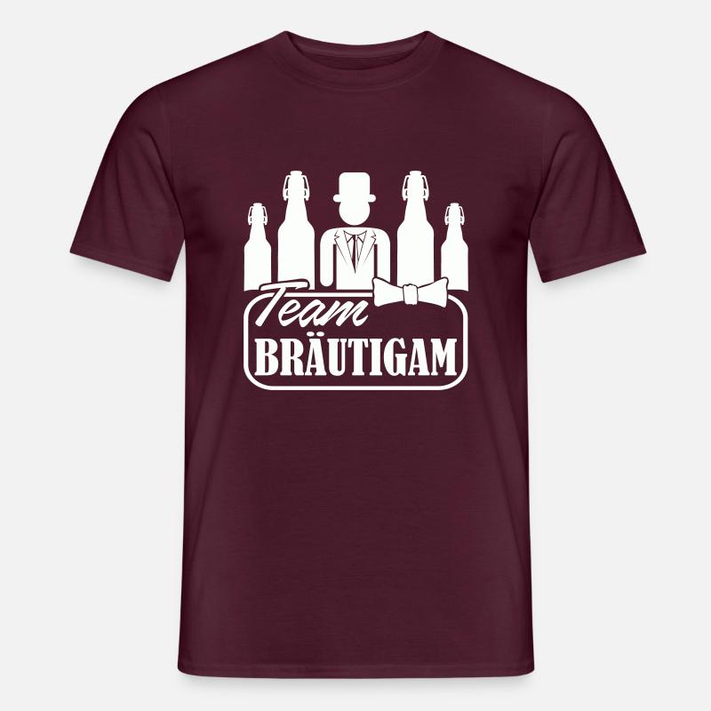 team braeutigam jga - Männer T-Shirt - Ziegelrot