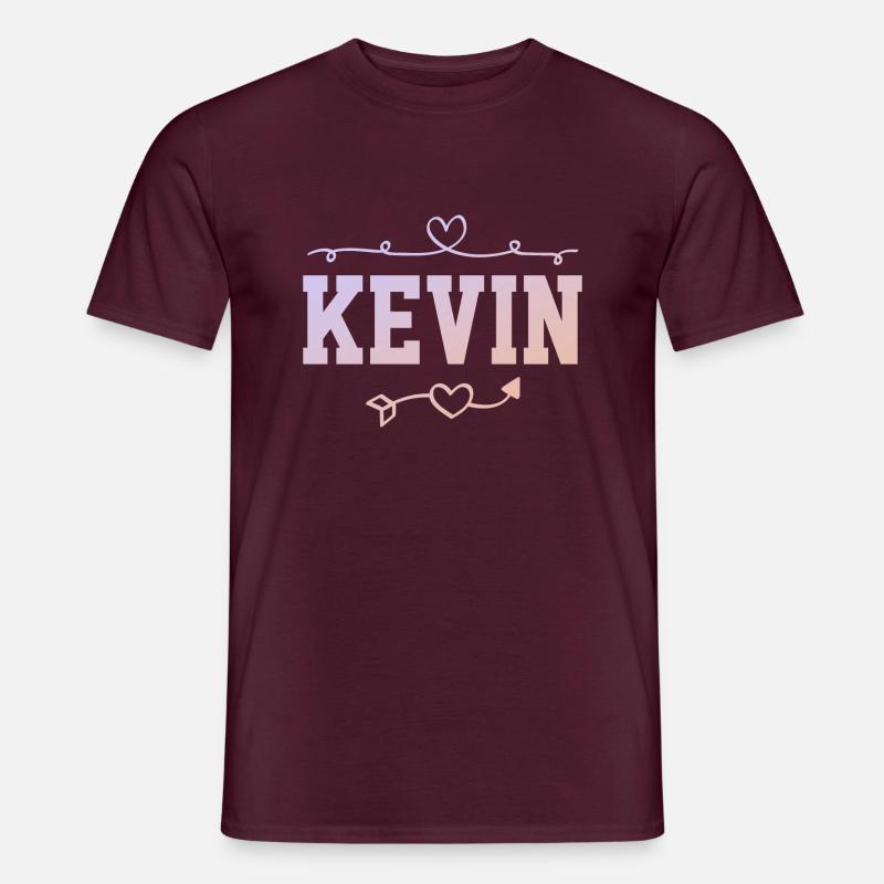 Kevin - Männer T-Shirt - Ziegelrot