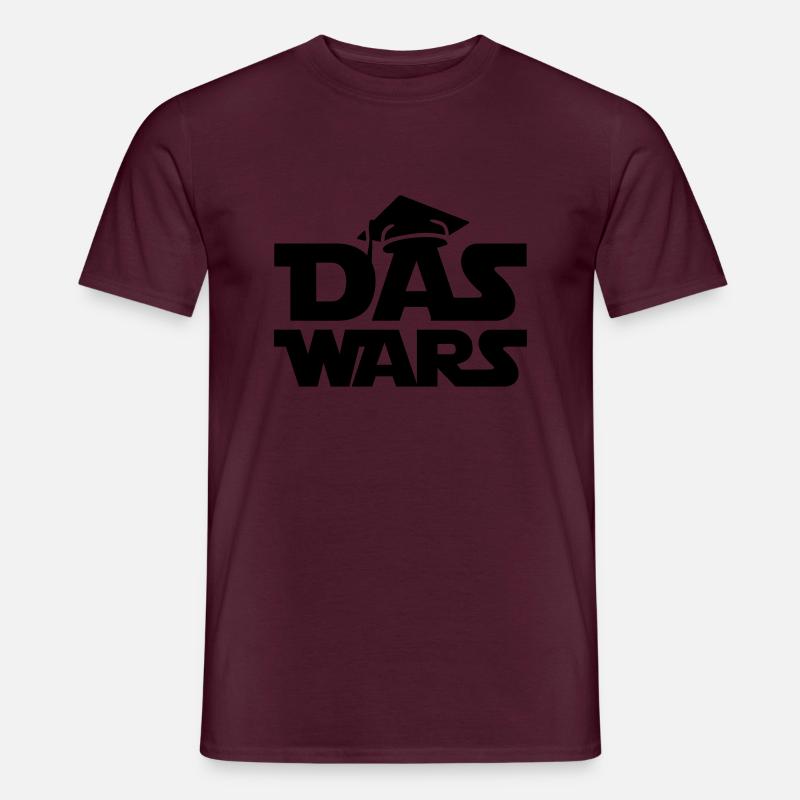 abi das wars - Männer T-Shirt - Ziegelrot