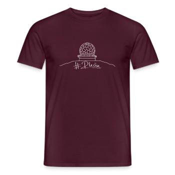 Radom #Rhön - T-shirt homme - rouge brique - Devant - AI Model Male 178 light (178cm)