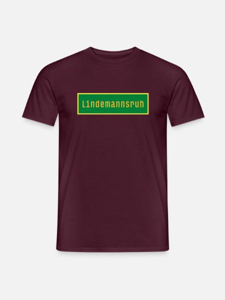 Lindemannsruh - Männer T-Shirt - Ziegelrot