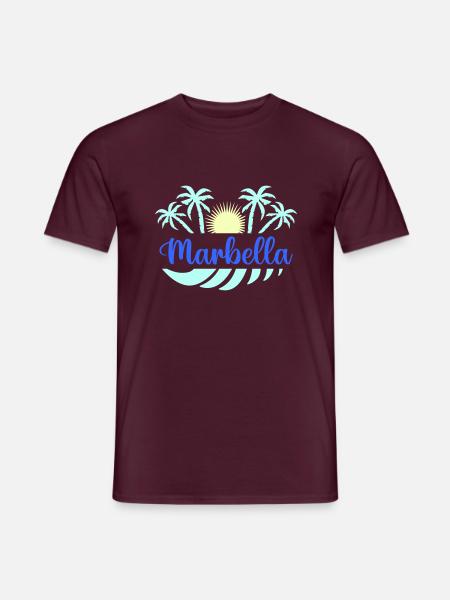 Marbella - Men's T-Shirt - brick red