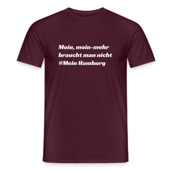 Hamburg - Männer T-Shirt - Ziegelrot - Vorne - AI Model Male 178 light (178cm)