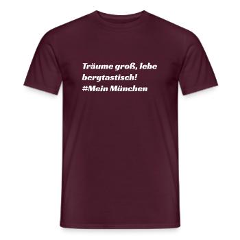 München - Männer T-Shirt - Ziegelrot - Vorne - AI Model Male 178 light (178cm)