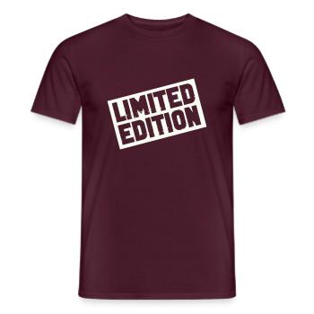 Édition limitée 1 - T-shirt homme - rouge brique - Devant - AI Model Male 178 light (178cm)