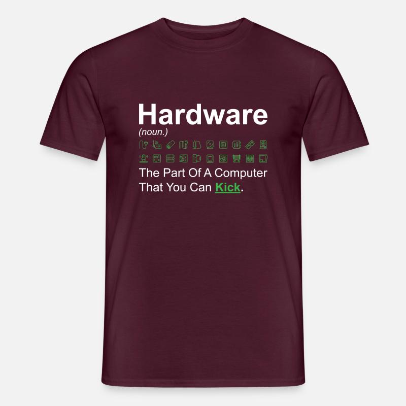 Programmierer Coder Software Entwickler - Männer T-Shirt - Ziegelrot