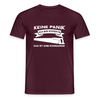 Dachdecker Beruf Dachdecken Geschenk - Männer T-Shirt - Ziegelrot - Vorne - AI Model Male 178 light (178cm)
