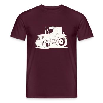 Traktor - Männer T-Shirt - Ziegelrot - Vorne - AI Model Male 178 light (178cm)