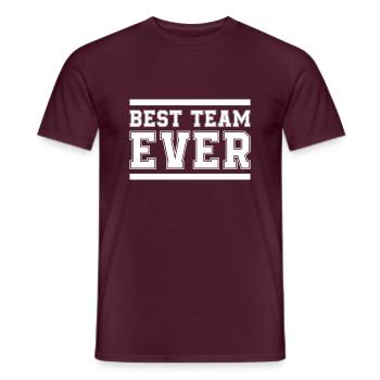 Best Team Ever - Men's T-Shirt - brick red - Front - AI Model Male 178 light (178cm)