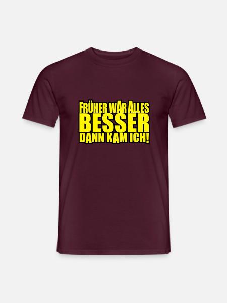 alles beter was - Heren T-shirt - steenrood