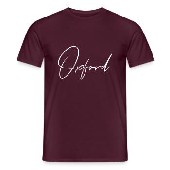 Oxford - Men's T-Shirt - brick red - Front - AI Model Male 178 light (178cm)