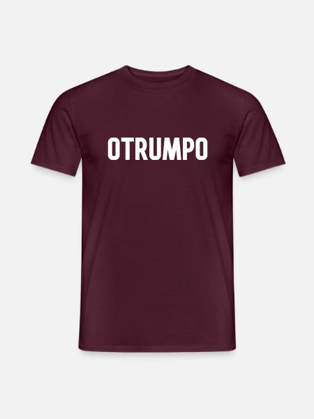 OTRUMPO - T-shirt homme - rouge brique