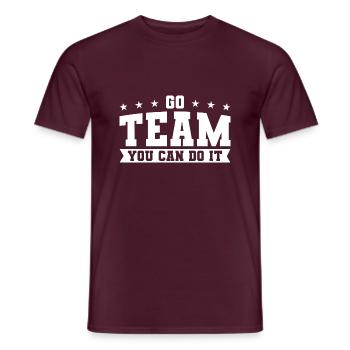 Sportspiel Sportmannschaft Geschenk - Männer T-Shirt - Ziegelrot - Vorne - AI Model Male 178 light (178cm)