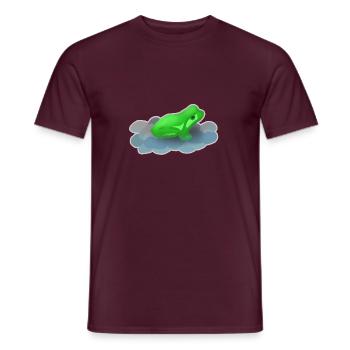 Grenouille - T-shirt homme - rouge brique - Devant - AI Model Male 178 light (178cm)