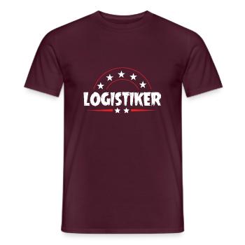 Logistiker Beruf - Männer T-Shirt - Ziegelrot - Vorne - AI Model Male 178 light (178cm)