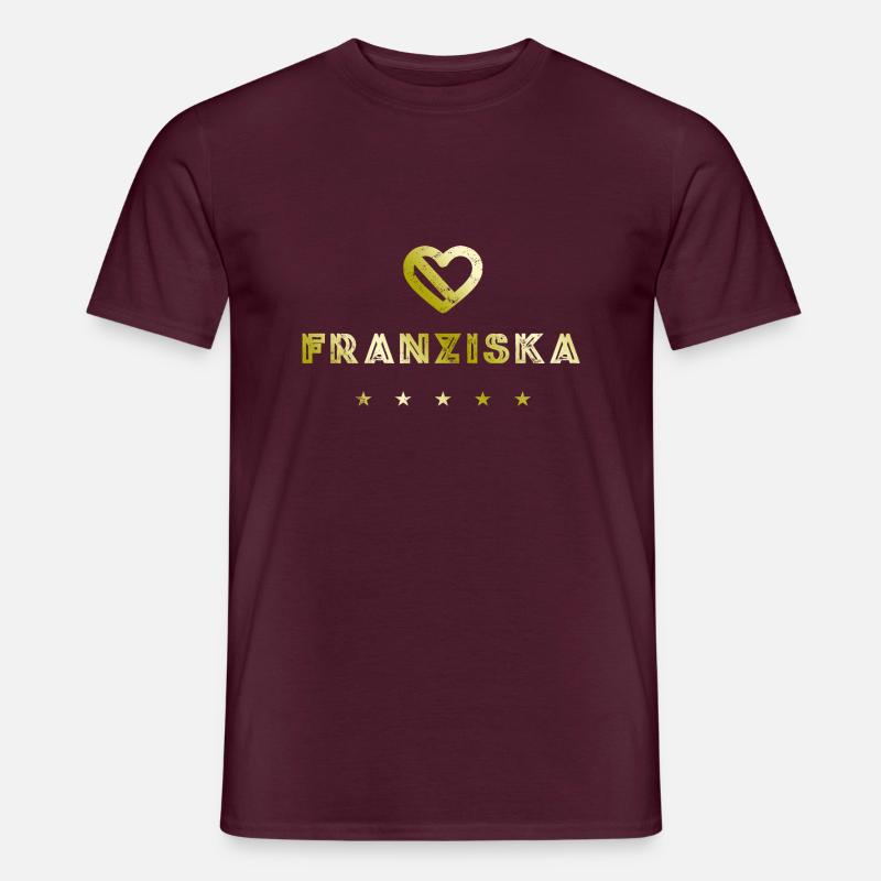 Franziska Herz - Männer T-Shirt - Ziegelrot