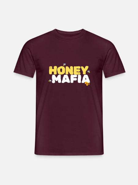 Honey Mafia- beekeeping - Men's T-Shirt - brick red