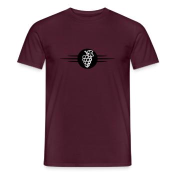 Grapes Fruit - Men's T-Shirt - brick red - Front - AI Model Male 178 light (178cm)