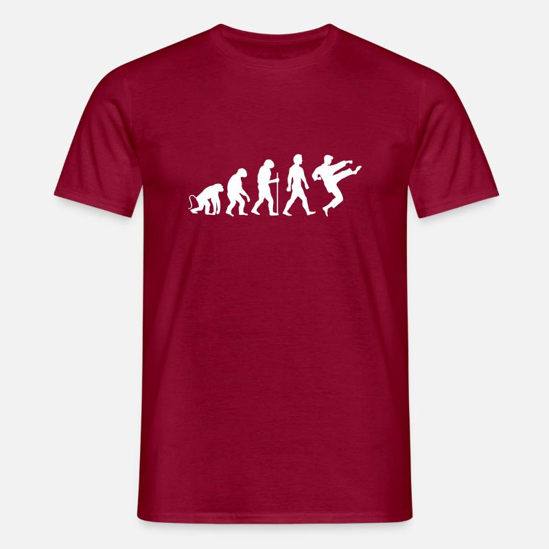 Karate Evolution - Men's T-Shirt - brick red
