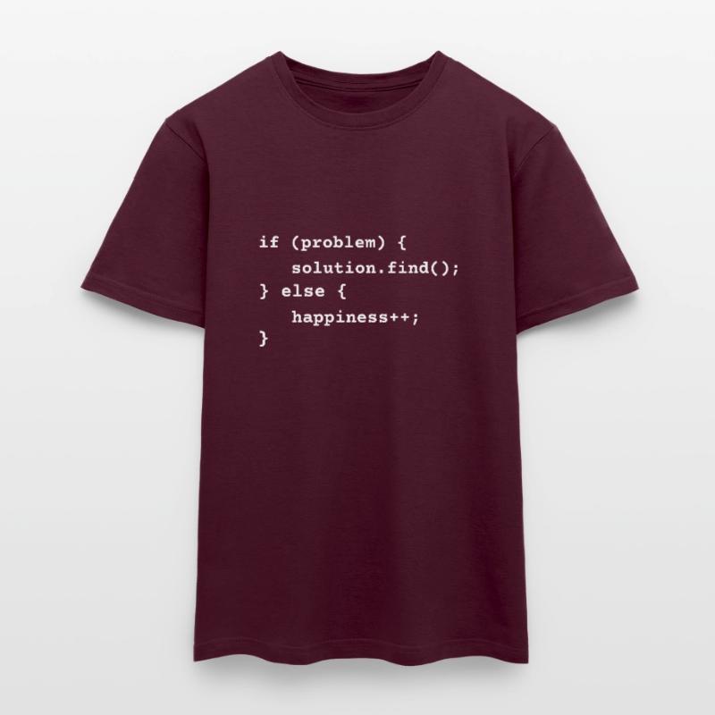 Funny Motivational Coding T-Shirt Humor Code Debug Men's T-Shirt