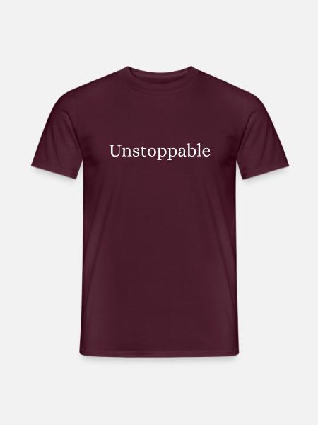 Unstoppable - Men's T-Shirt - brick red