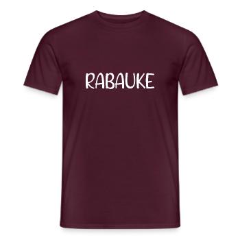 Rabauke - ungehobelter Mensch - ungezogenes Kind - Männer T-Shirt - Ziegelrot - Vorne - AI Model Male 178 light (178cm)