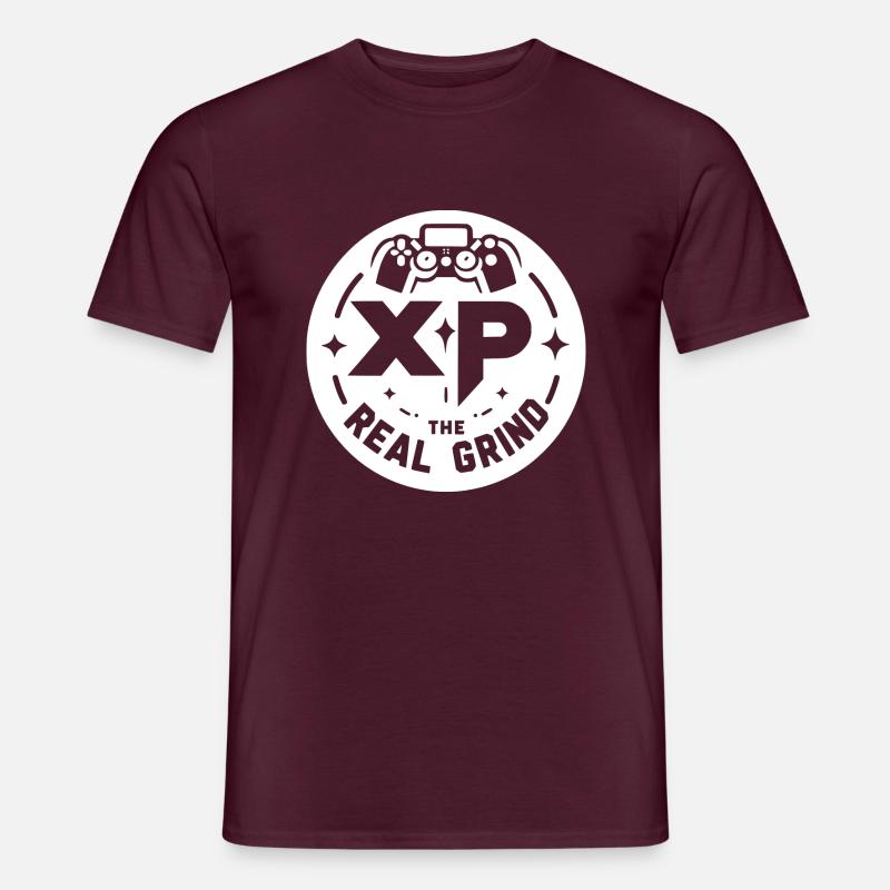 XP Der echte Grind - Männer T-Shirt - Ziegelrot