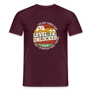 Original 1952 72e Anniversaire Cadeau Retro - T-shirt homme - rouge brique - Devant - AI Model Male 178 light (178cm)