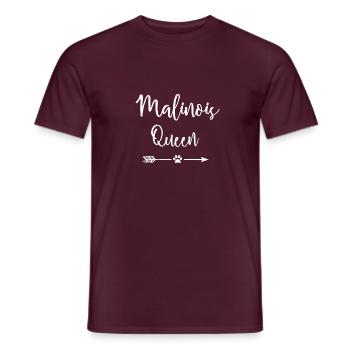 Malinois Geschenk - Männer T-Shirt - Ziegelrot - Vorne - AI Model Male 178 light (178cm)