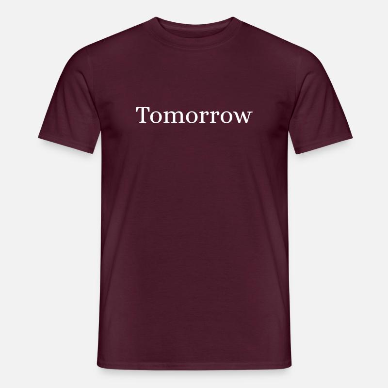 Morgen - Männer T-Shirt - Ziegelrot