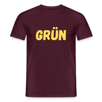 Grün - Männer T-Shirt - Ziegelrot - Vorne - AI Model Male 178 light (178cm)