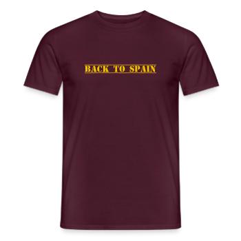 Spain Spanien - Männer T-Shirt - Ziegelrot - Vorne - AI Model Male 178 light (178cm)