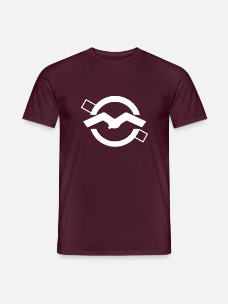 Segelflugzeug Flugplatz Logo ICAO - Männer T-Shirt - Ziegelrot