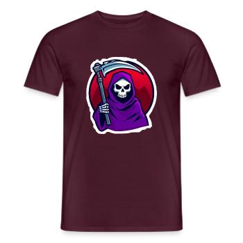Reaper - Männer T-Shirt - Ziegelrot - Vorne - AI Model Male 178 light (178cm)