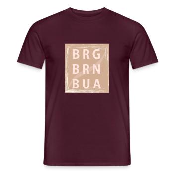 Stylisches Bergbauernbua - Männer T-Shirt - Ziegelrot - Vorne - AI Model Male 178 light (178cm)