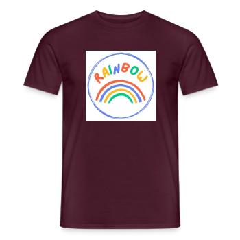 Rainbow Love Kinder - Männer T-Shirt - Ziegelrot - Vorne - AI Model Male 178 light (178cm)