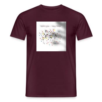 Rêve éveillé - T-shirt homme - rouge brique - Devant - AI Model Male 178 light (178cm)