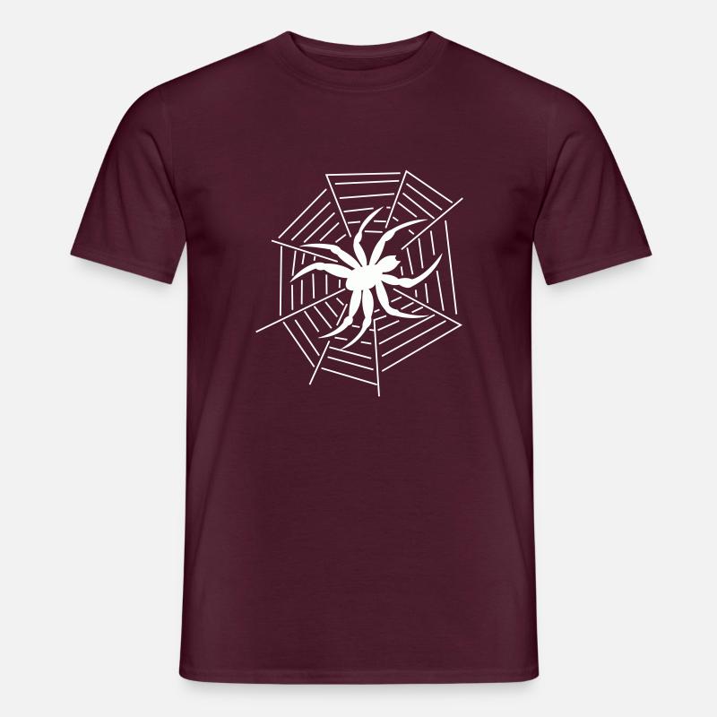 Spinne Spider - Männer T-Shirt - Ziegelrot
