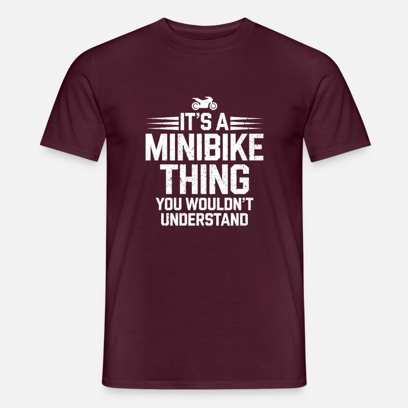 Faszination Minibike - Männer T-Shirt - Ziegelrot