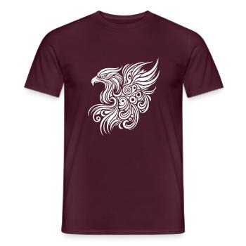 Aigle Tribal 1 - T-shirt homme - rouge brique - Devant - AI Model Male 178 light (178cm)