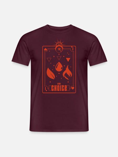 The Choice Rot - Männer T-Shirt - Ziegelrot
