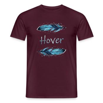 Hover - Männer T-Shirt - Ziegelrot - Vorne - AI Model Male 178 light (178cm)
