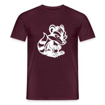stinktier comic - Männer T-Shirt - Ziegelrot - Vorne - AI Model Male 178 light (178cm)