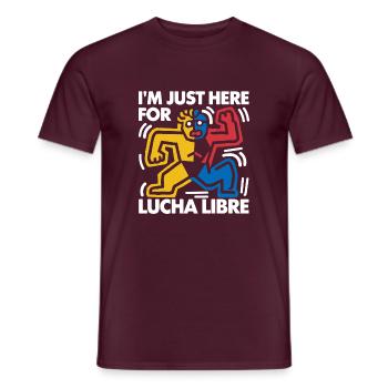 Action et look lutte - T-shirt homme - rouge brique - Devant - AI Model Male 178 light (178cm)
