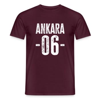 Ankara 06 – Proud of the Capital Region - Men's T-Shirt - brick red - Front - AI Model Male 178 light (178cm)