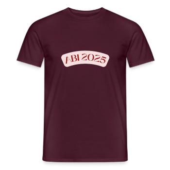 ABI2025 - Männer T-Shirt - Ziegelrot - Vorne - AI Model Male 178 light (178cm)