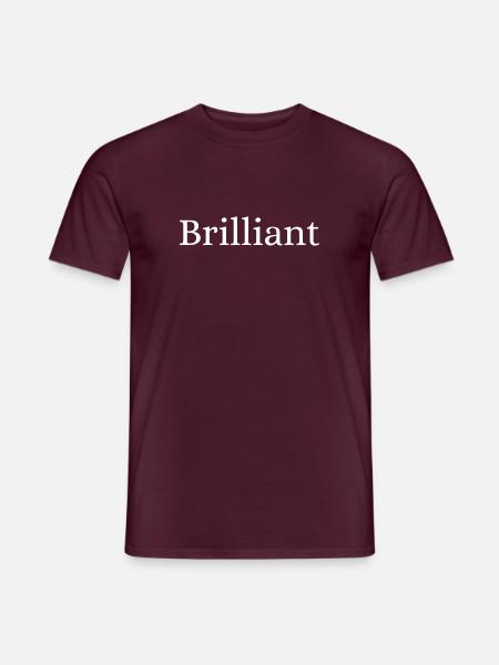 Brilliant - Men's T-Shirt - brick red